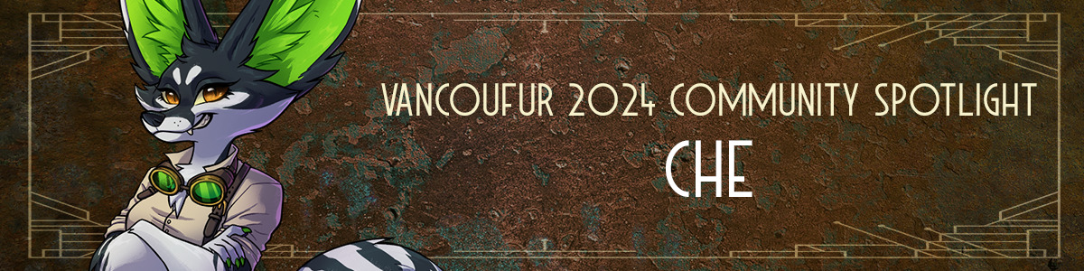 Banner showing our Community Spotlight Che
